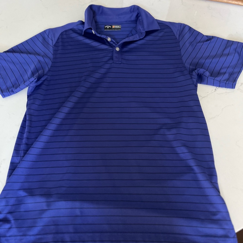 Callaway Men's Striped Polo Shirt